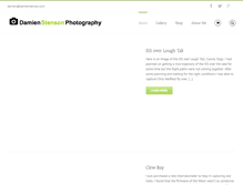 Tablet Screenshot of damienstenson.com